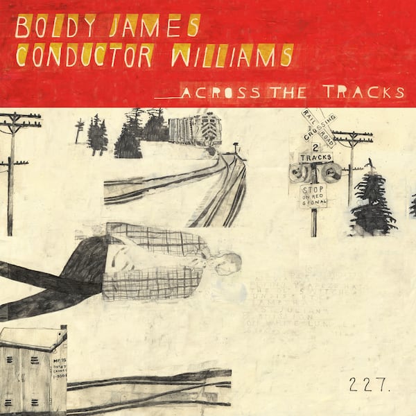 This image released by Near Mint shows album art for “Across the Tracks” by Boldy James & Conductor Williams. (Near Mint via AP)