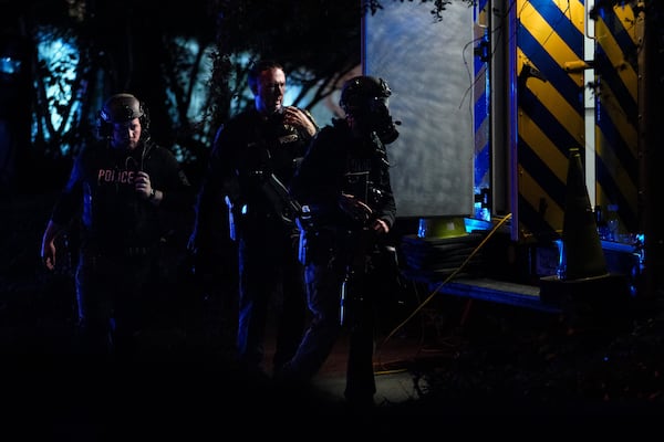 A barricaded suspect was found dead in a home in Marietta on Saturday night. 