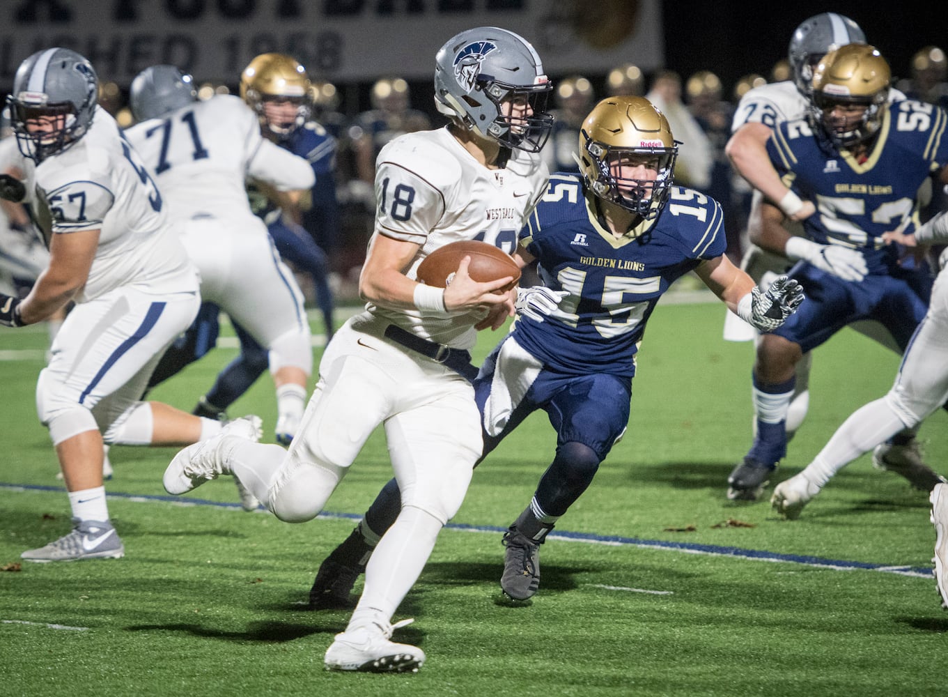 Photos: First round of high school football state playoffs