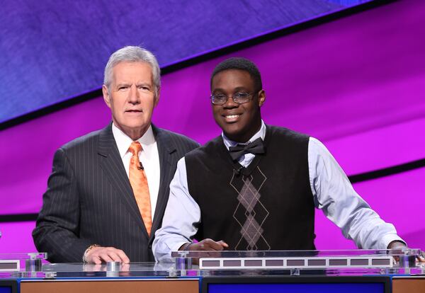 Josiah Takang competes on the high school tournament version of "Jeopardy" airing Monday, July 21, 2014. It airs in Atlanta on 11 Alive at 7 p.m. CREDIT: Jeopardy