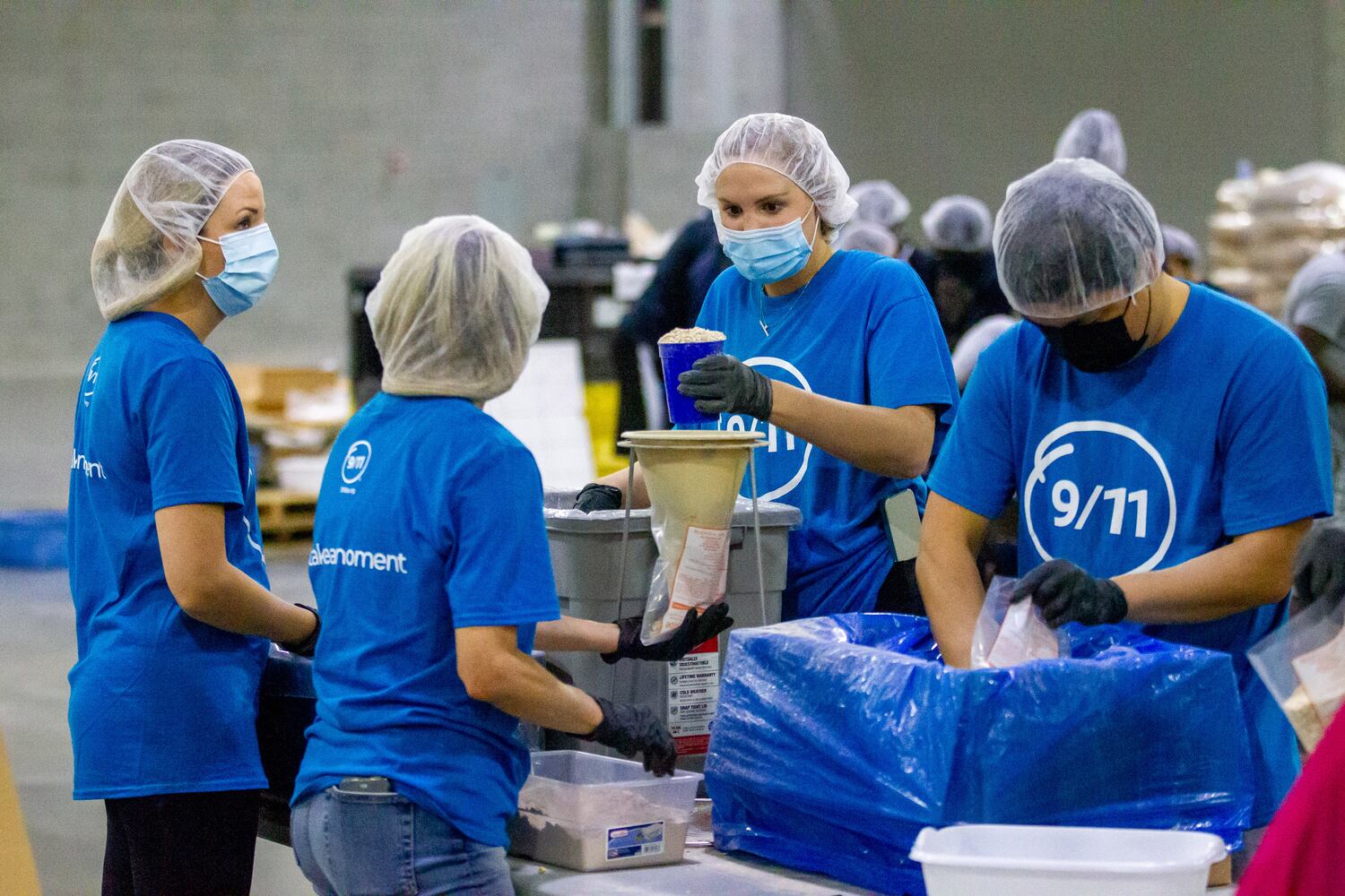 Hundreds of volunteers will pack 200,000 meals for the Atlanta Community Food Bank