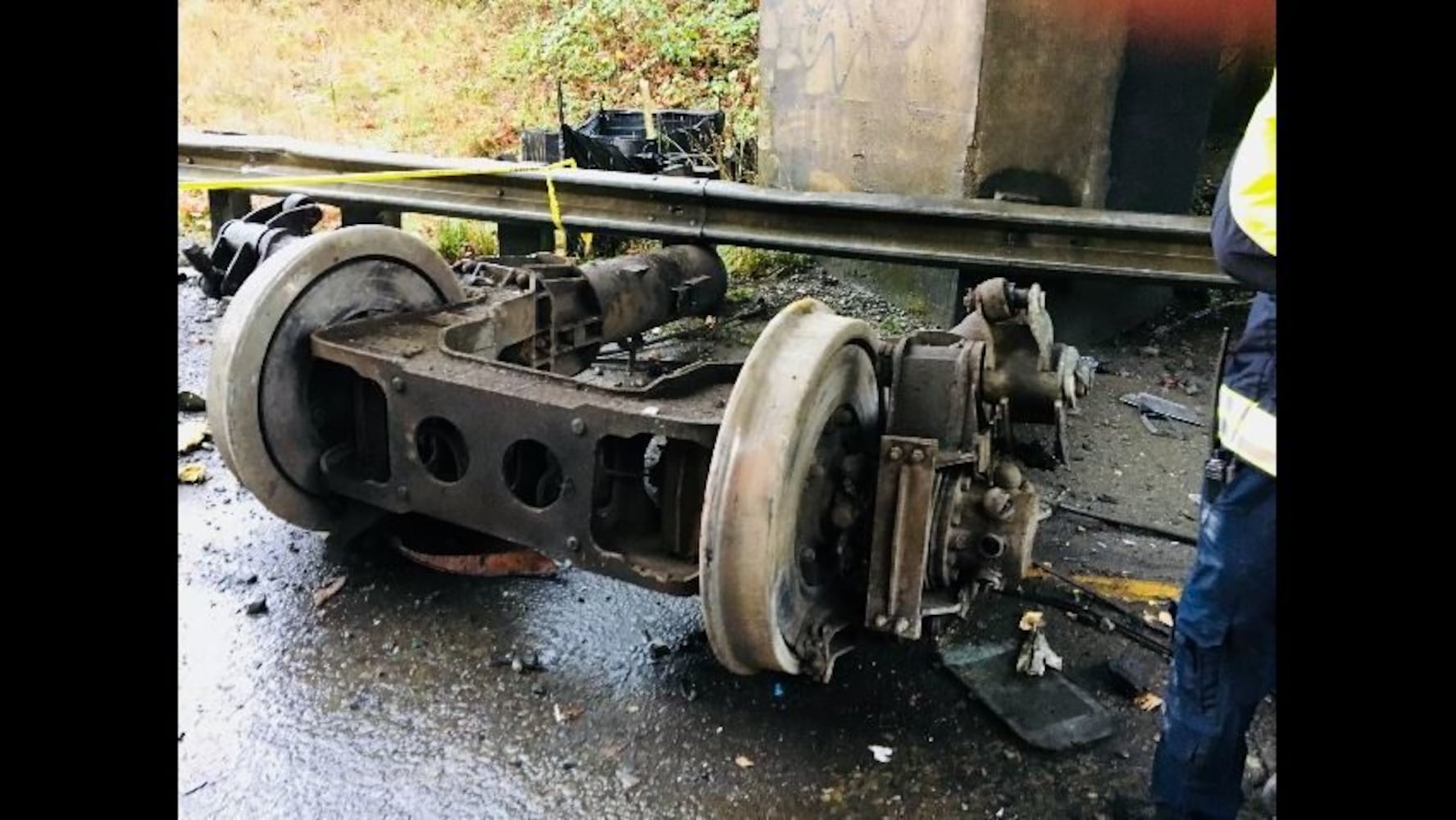 Photos: Amtrak train derails in Washington