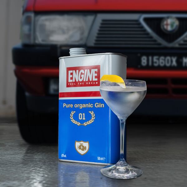 Botanicals from Italy blend together in Engine's tin, which is reminiscent of a container of oil. Courtesy of Engine