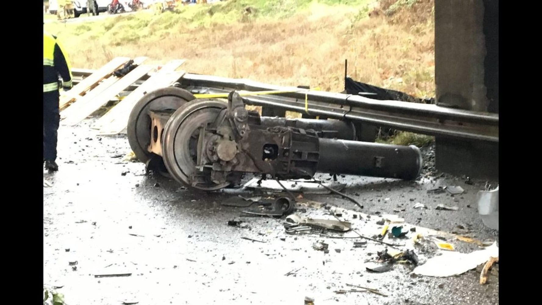 Photos: Amtrak train derails in Washington