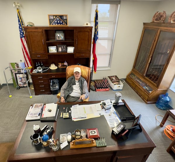 Talton, 91, has served longer than any other sheriff in the nation's history. Staff photo by Natrice Miller