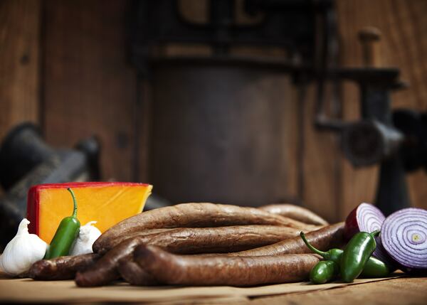  Jalapeno-Cheese Sausage from Stripling's