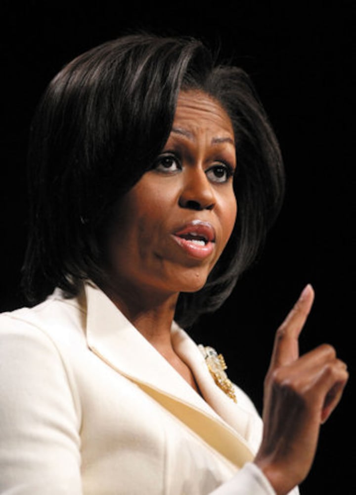 First lady Michelle Obama visits Atlanta