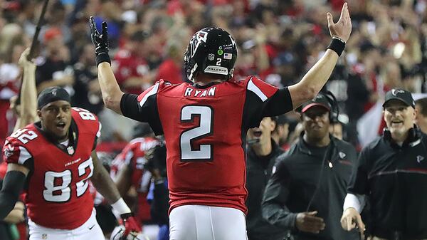 The Falcons and Matt Ryan led the league in scoring in the regular season.