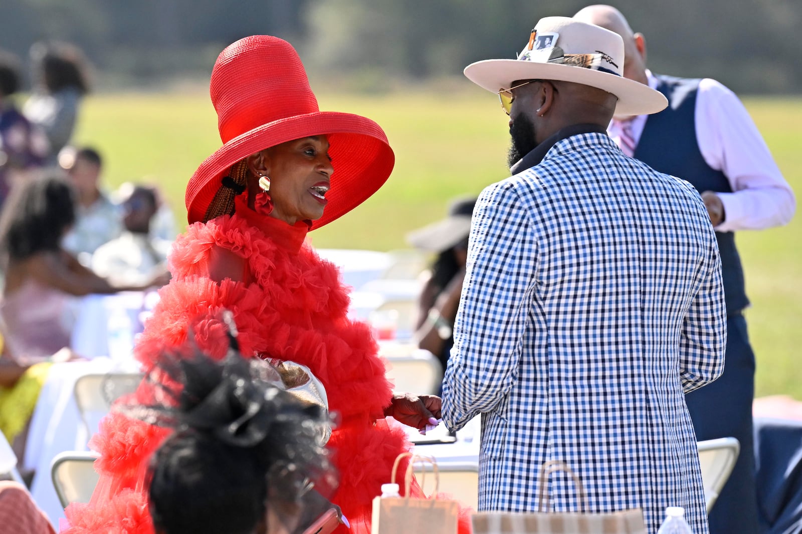 Scenes from the 7th Annual Atlanta Fashion and Polo on Sunday, Oct. 13, 2024, in Fairburn, GA. (Jim Blackburn for the AJC)