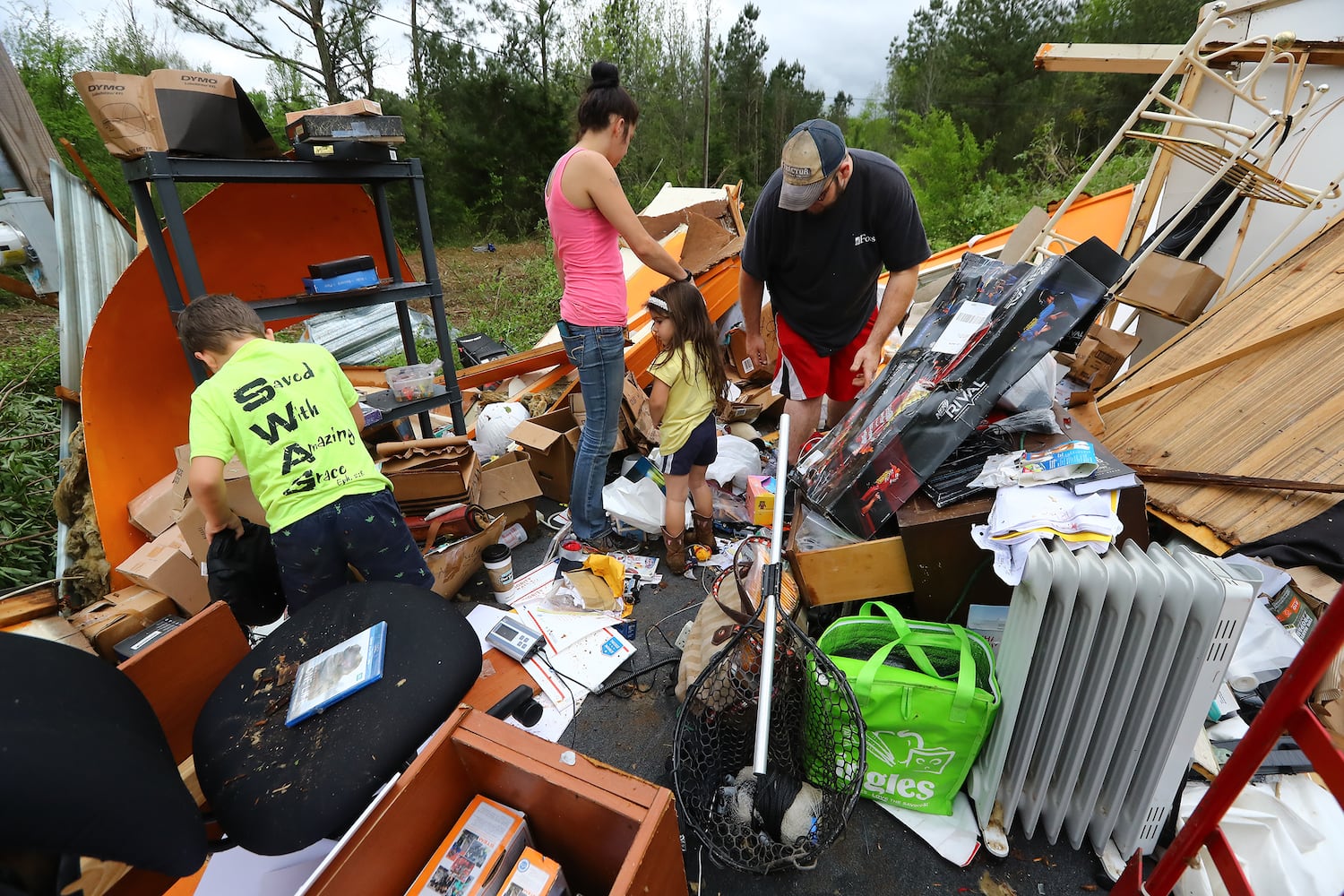 Photos: Tornadoes, violent storms rip through Georgia