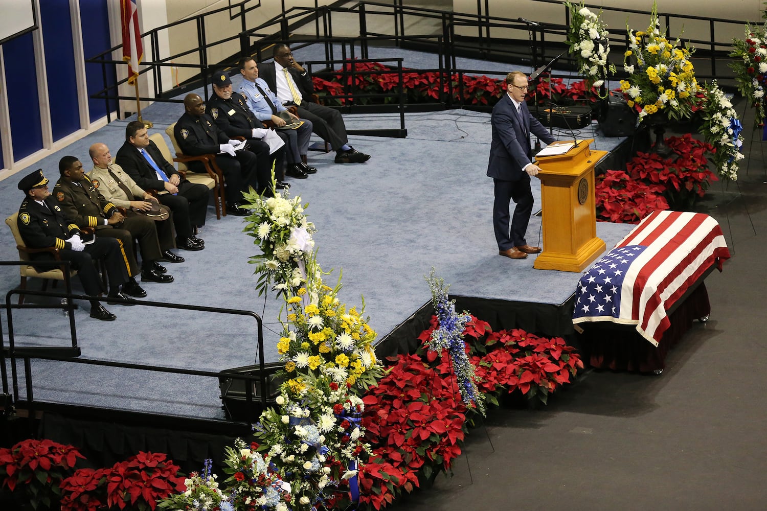 Funeral for campus police officer Jody Smith