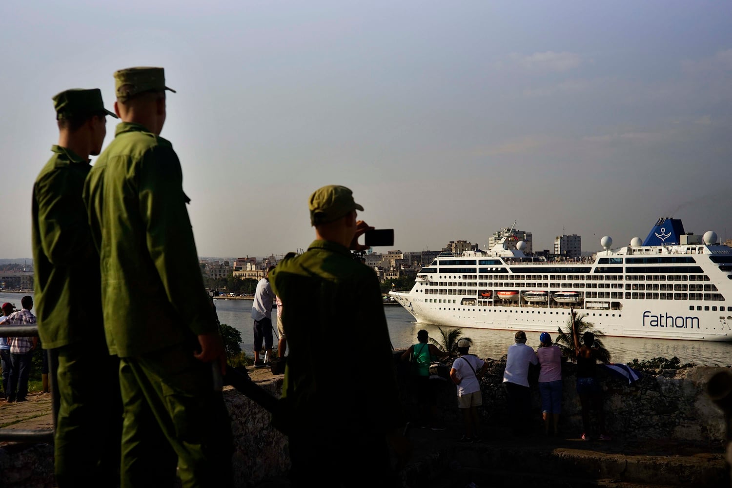 First U.S. cruise in decades arrives in Cuba