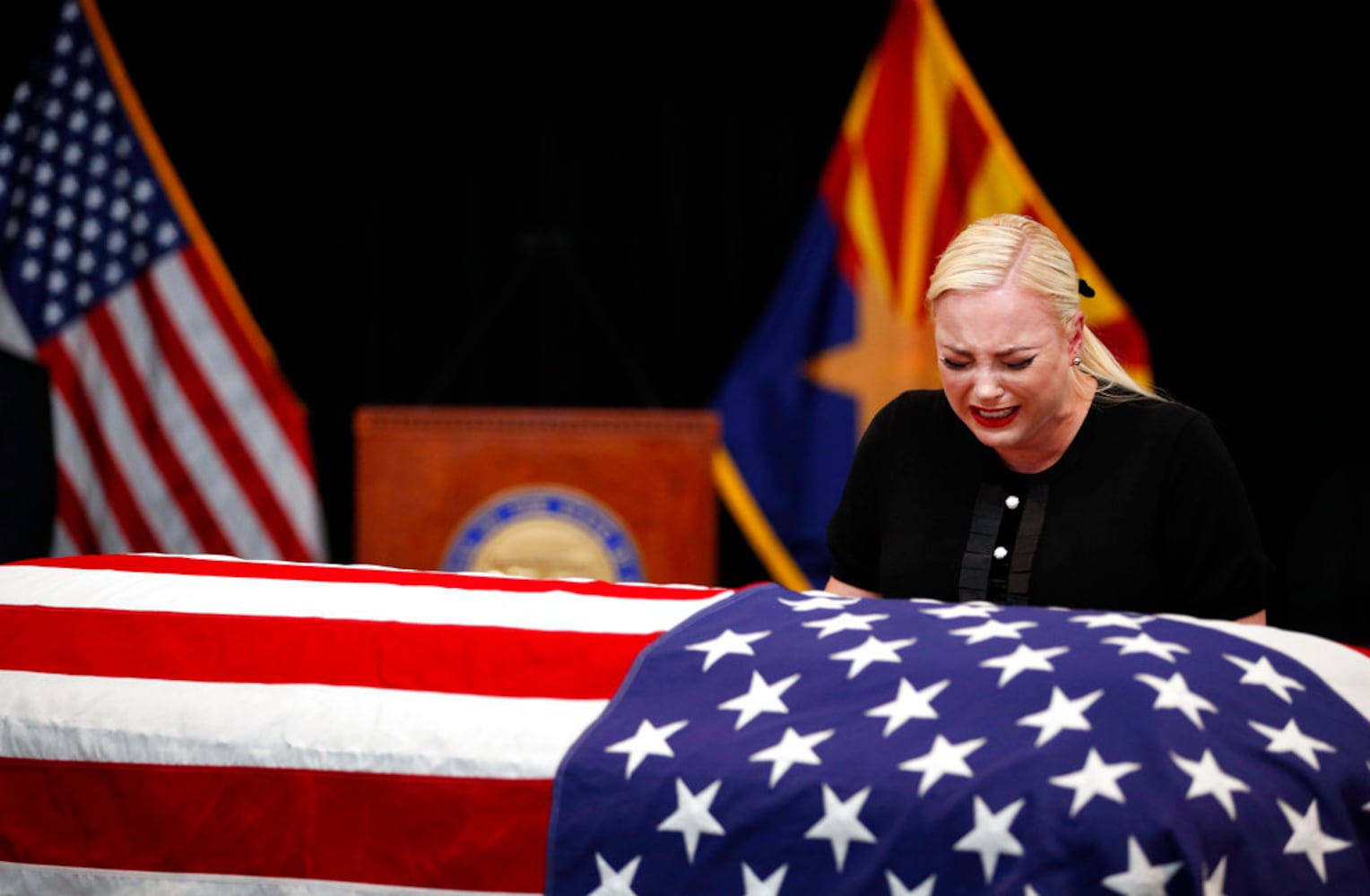 Photos: Sen. John McCain lies in state in Arizona Capitol