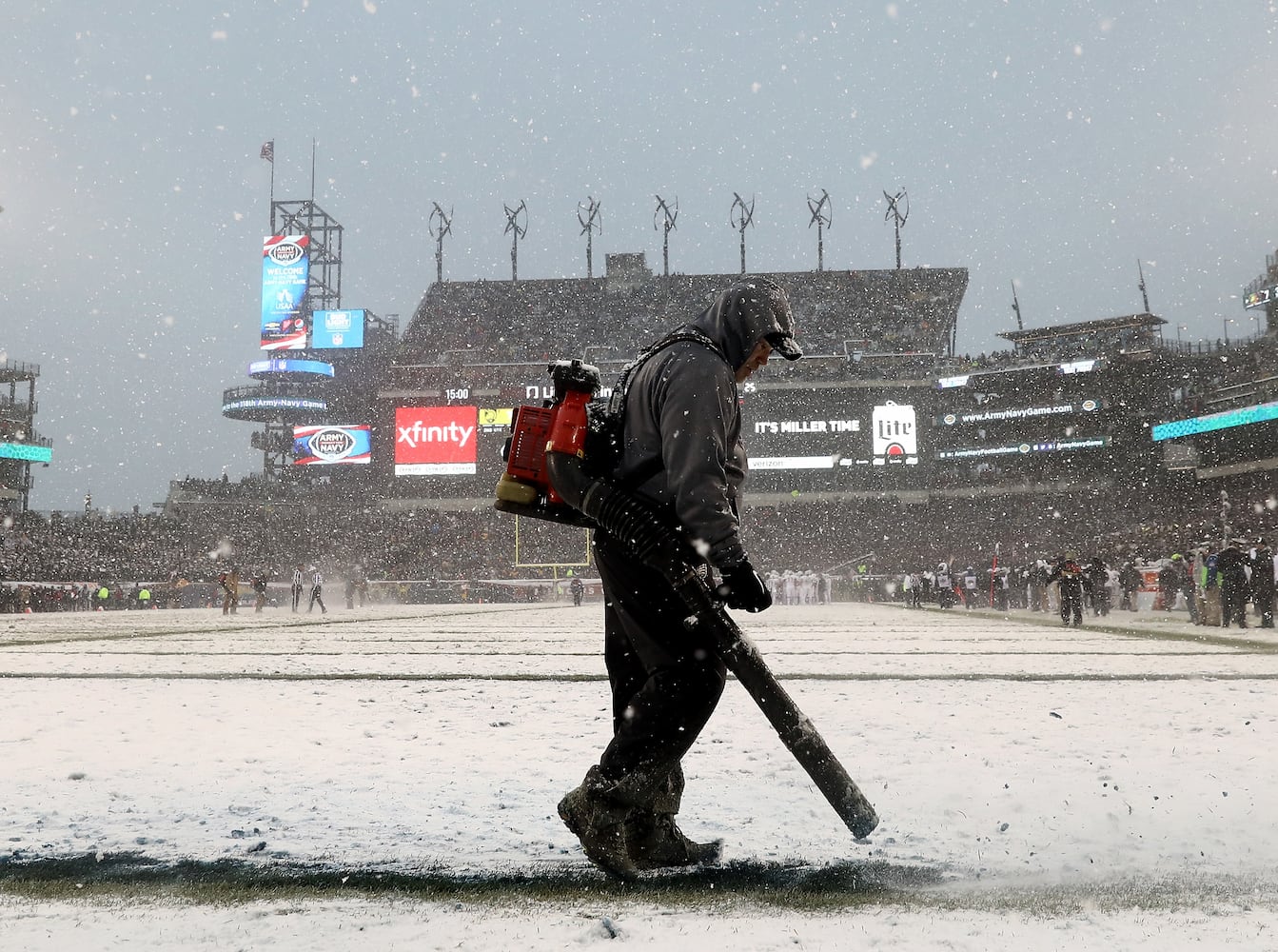 Photos: Army and Navy battle in the snow