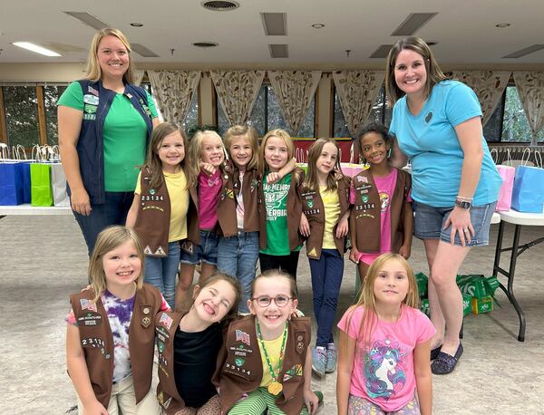 This year, the troop was named an Unstoppable Girl Scout, an honor given annually by the Girl Scouts of Greater Atlanta to troops demonstrating extraordinary commitment to leadership, community, and inclusivity. Courtesy of Girl Scout Troop 23134