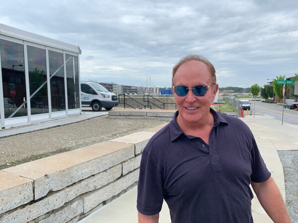 Hilton Howell, CEO of Gray Television, comes by the building site for Assembly Studios nearly every day to see the progress. This was shot on August 11, 2022. RODNEY HO/rho@ajc.com