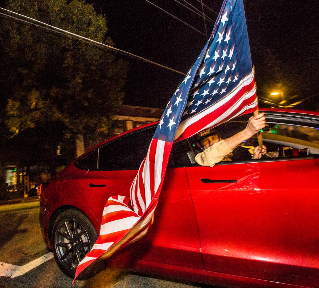 president elect Biden celebration