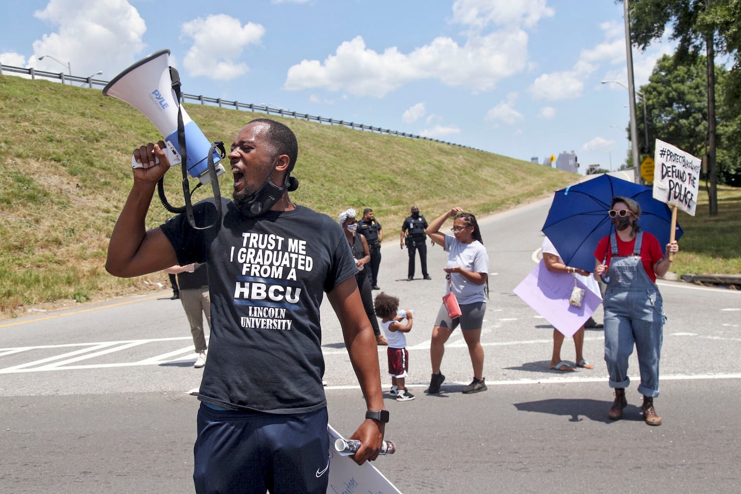 PHOTOS: Protesters gather in Atlanta over Friday’s police shooting