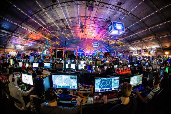  The DreamHack LAN party. Photo: Gabriel Kulig