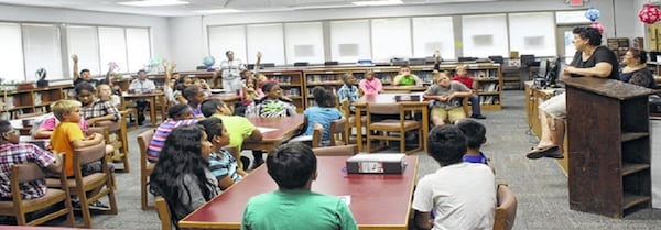 In many part of the country, Labor Day comes before back-to-school time. Not so in Georgia, where students returned weeks ago, including at Mill Creek Middle School. Cherokee County Schools