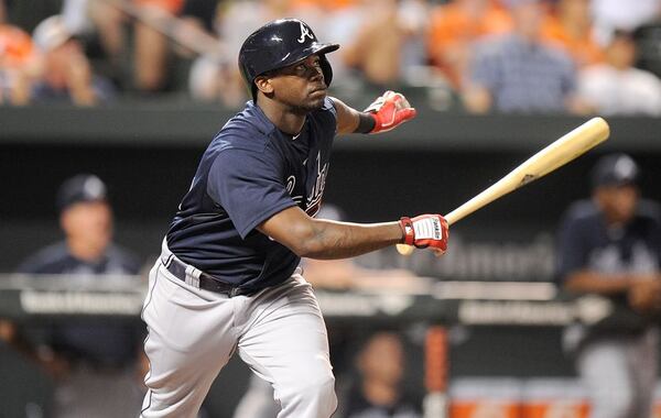 Adonis Garcia has hit .405 with three homers in a 10-game hitting streak through Thursday. (Getty Images)