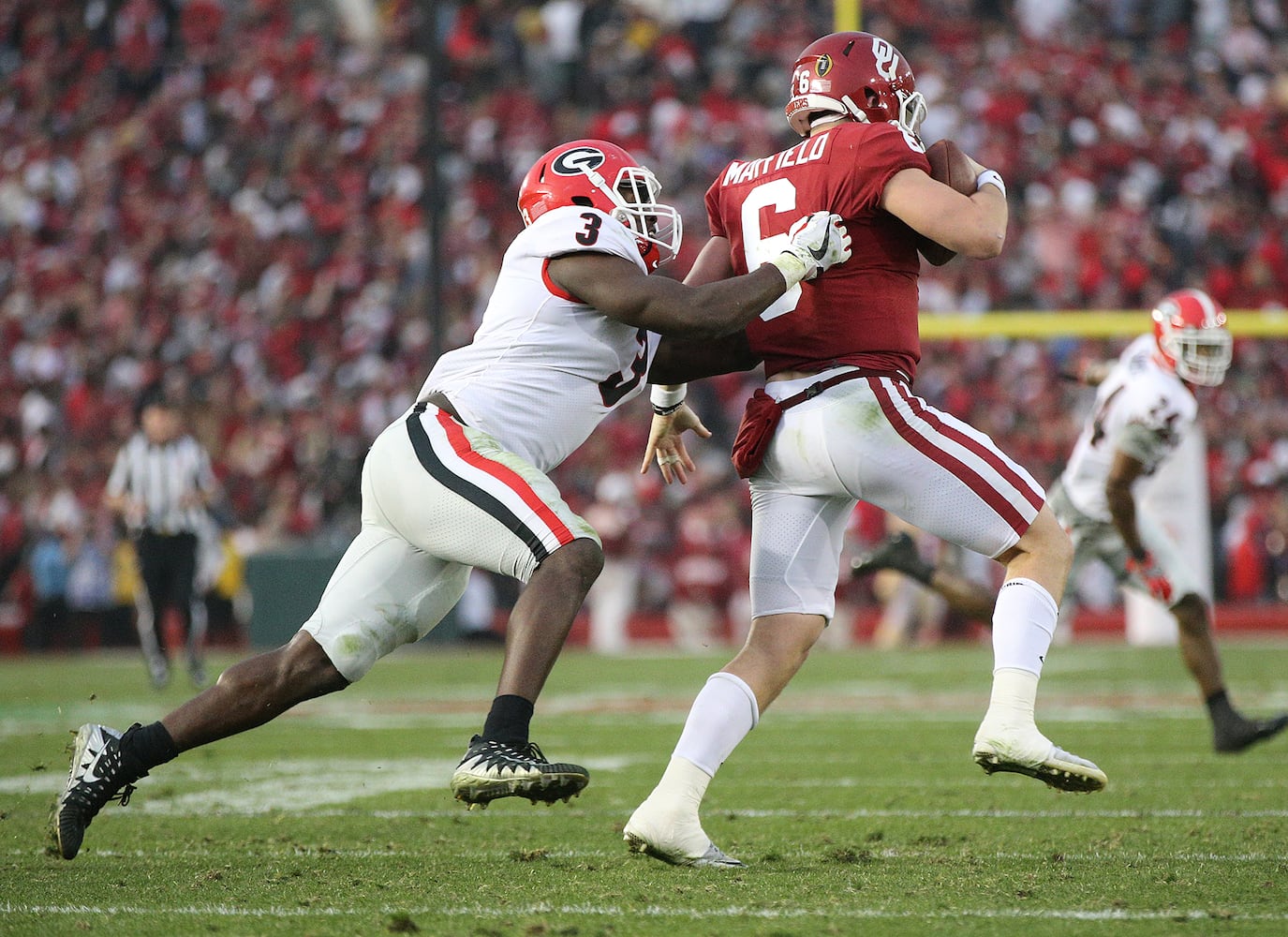 Photos: Bulldogs outlast Sooners in Rose Bowl