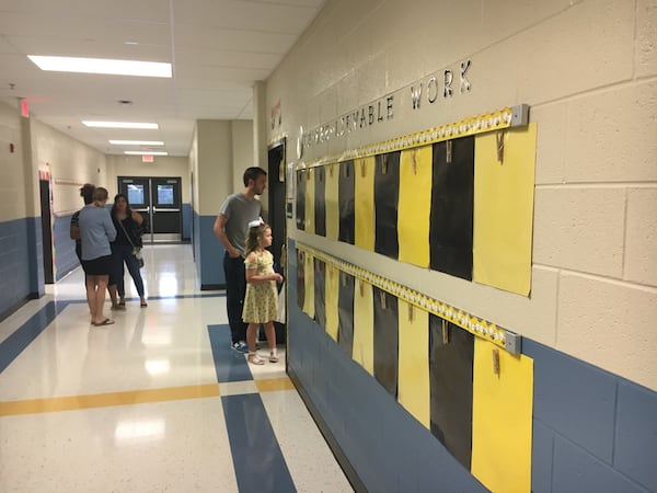 The new Brumby Elementary School had a ribbon-cutting ceremony on Tuesday, July 31, 2018.