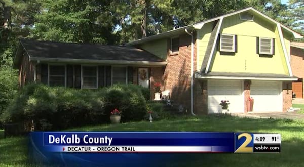 This was the home off Oregon Trail where Jenkins allegedly was going to hire the teen to do some yard work. (Channel 2 Action News)