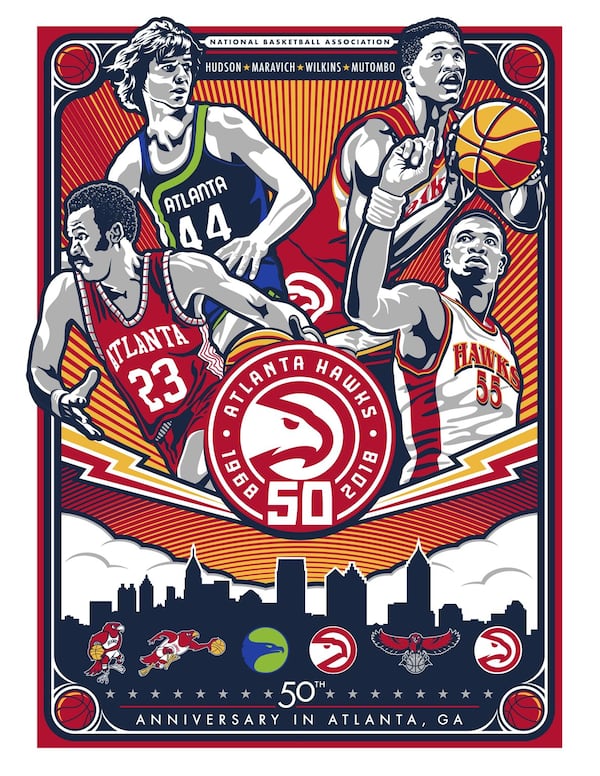 The Atlanta Hawks are celebrating their 50th anniversary in the city by completing 50 acts of service to help 50,000 people in metro Atlanta.