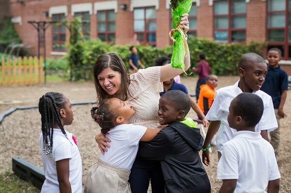 Tracey Nance upon being named Atlanta Public Schools Teacher of the Year. She later went on to be named Georgia Teacher of the Year.