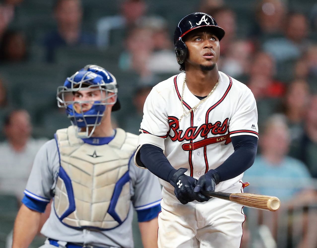 Photos: Braves seek to end skid against the Blue Jays