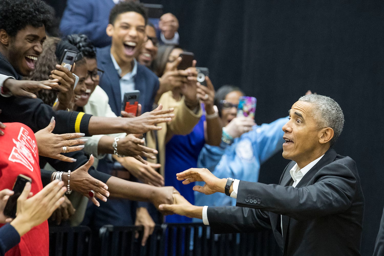 Barack Obama campaigns with Stacey Abrams