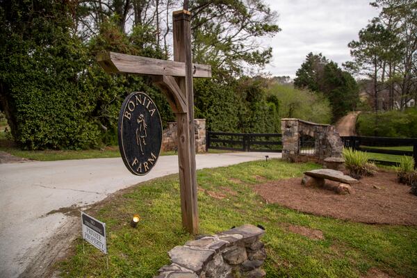 The Cuas' house on a protected three-acre lot typified the suburban-rural appeal of Milton, where the median home value of $541,000 is three times Georgia’s. (Alyssa Pointer / Alyssa.Pointer@ajc.com)