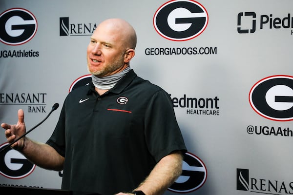 Georgia special teams coordinator Scott Cochran during a video press conference at the Butts-Mehre Heritage Hall in Athens, Ga., on Friday, Aug. 21, 2020. (Photo by Tony Walsh)