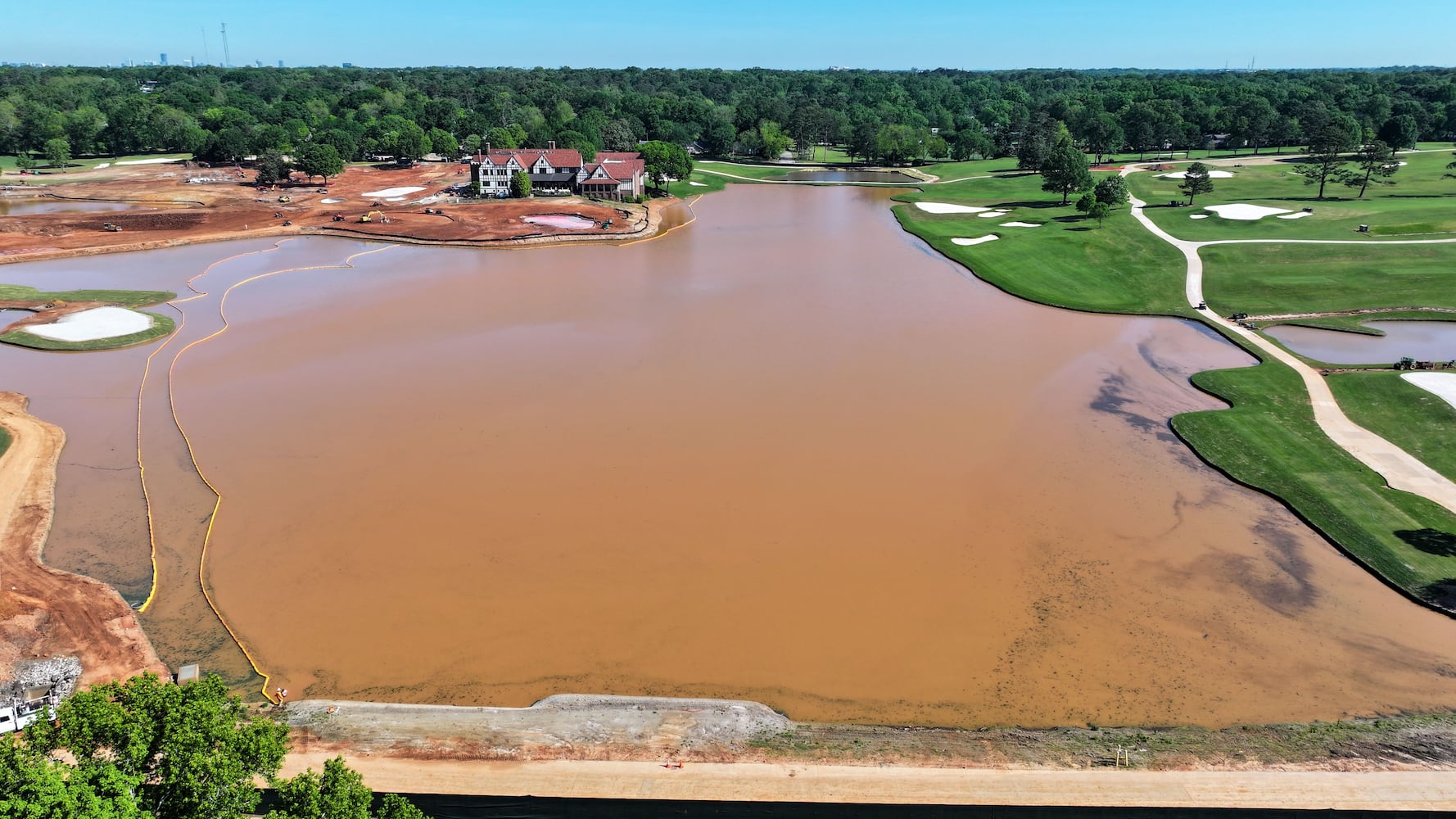 Ongoing renovation at East Lake Golf Course