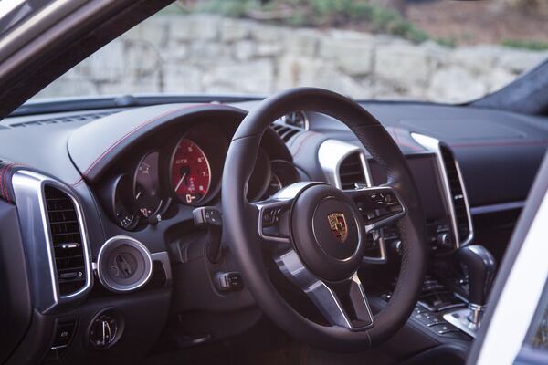 This 2018 Cayenne GTS is part of Porsche's car subscription service where you can test out different Porsche models based on a monthly subscription. (REANN HUBER/REANN.HUBER@AJC.COM)