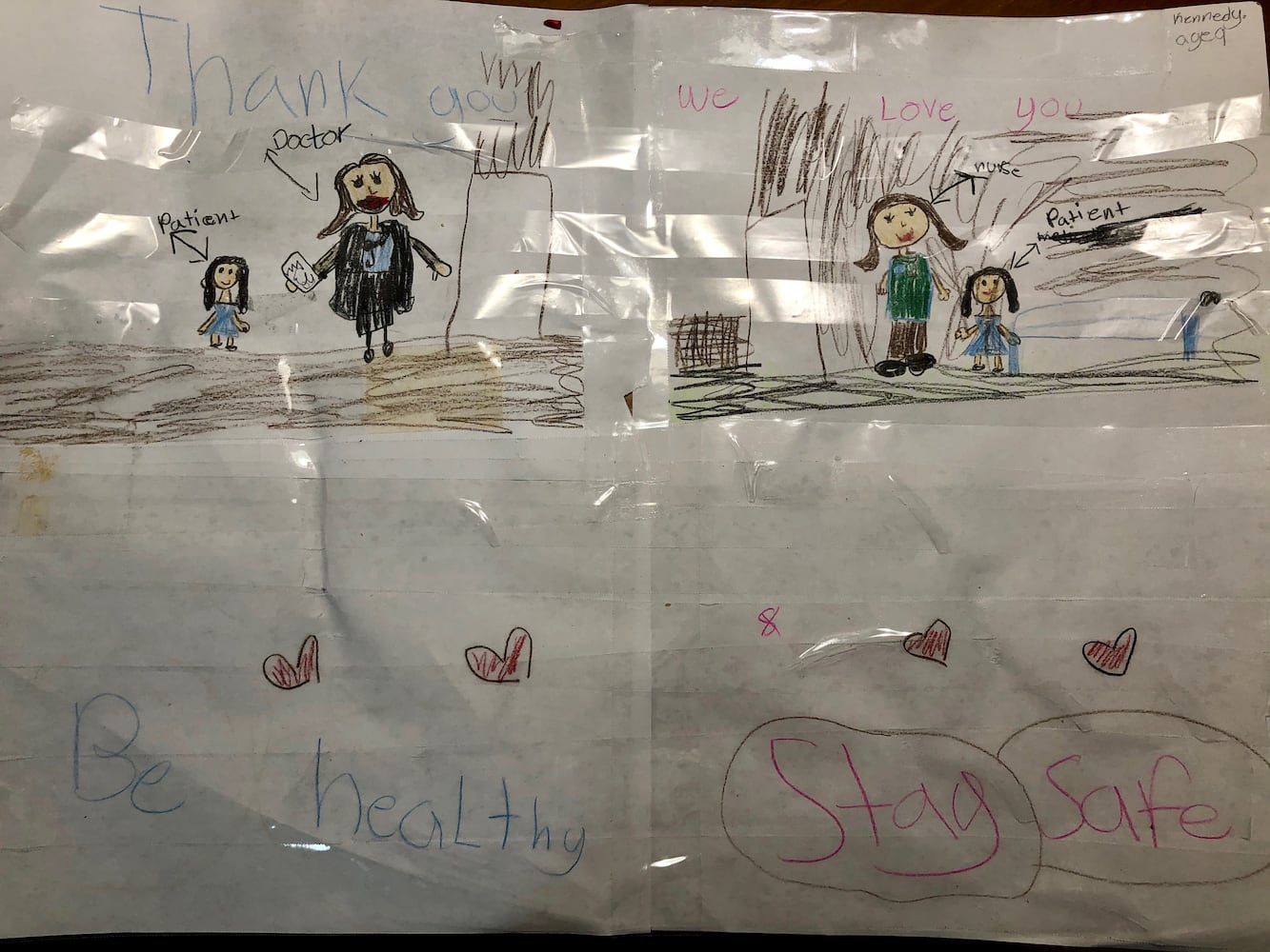 Art from the Heart: Kids thank front-line health care workers