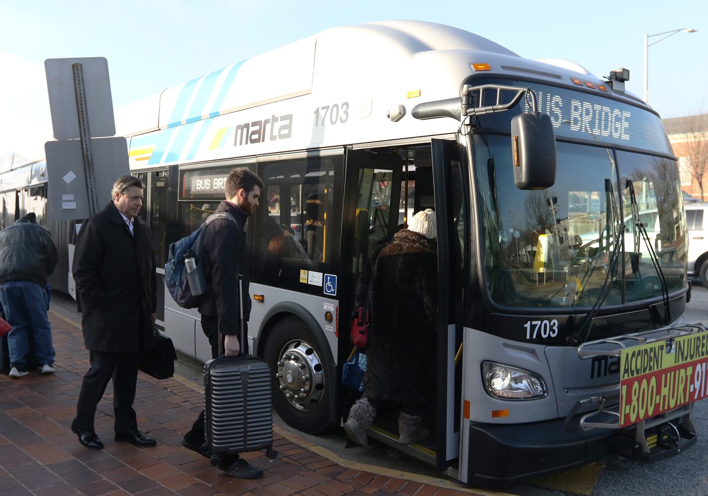 Derailed MARTA train slows airport access