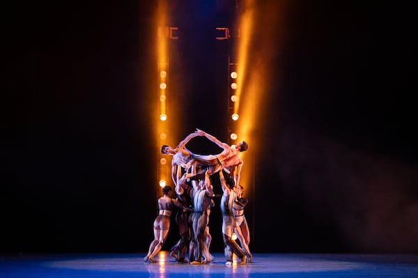 Atlanta Ballet dancers in Garrett Smith’s "Corridors." Courtesy of Shoccara Marcus