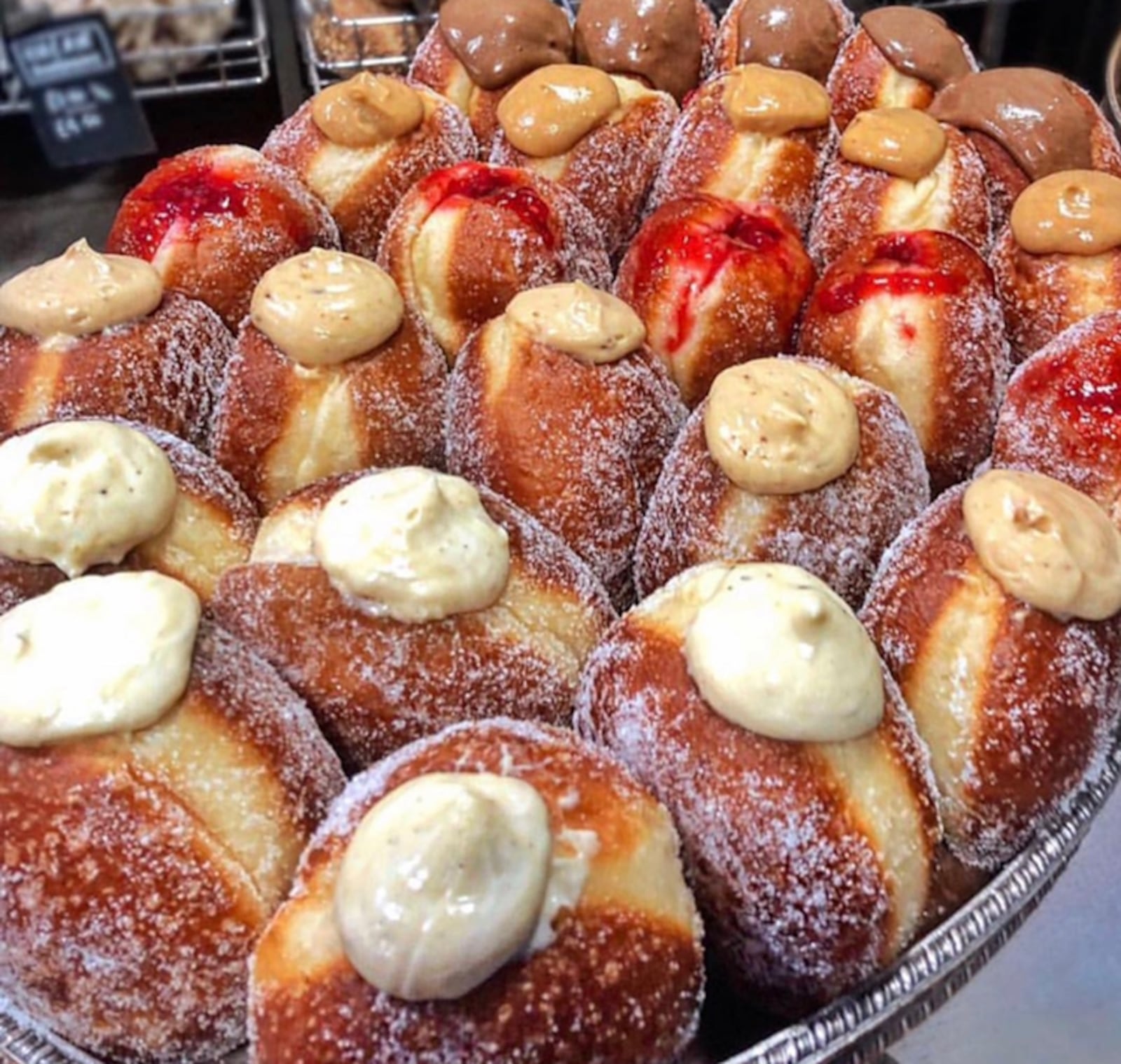 House-made filled beignets from the Breakfast Boys. / Courtesy of the Breakfast Boys