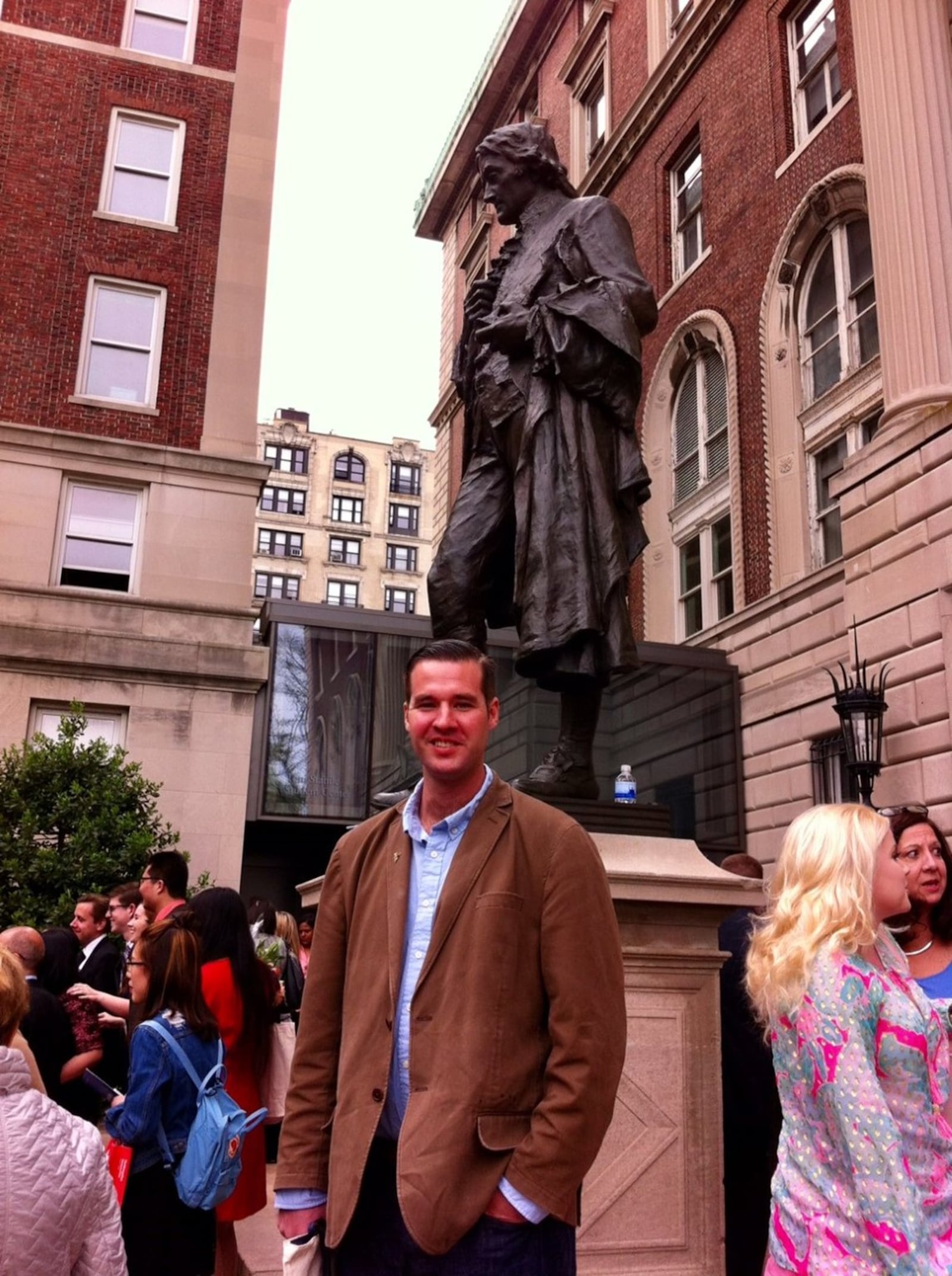 Mike Tokars after earning his master’s degree at Columbia University. Family photo