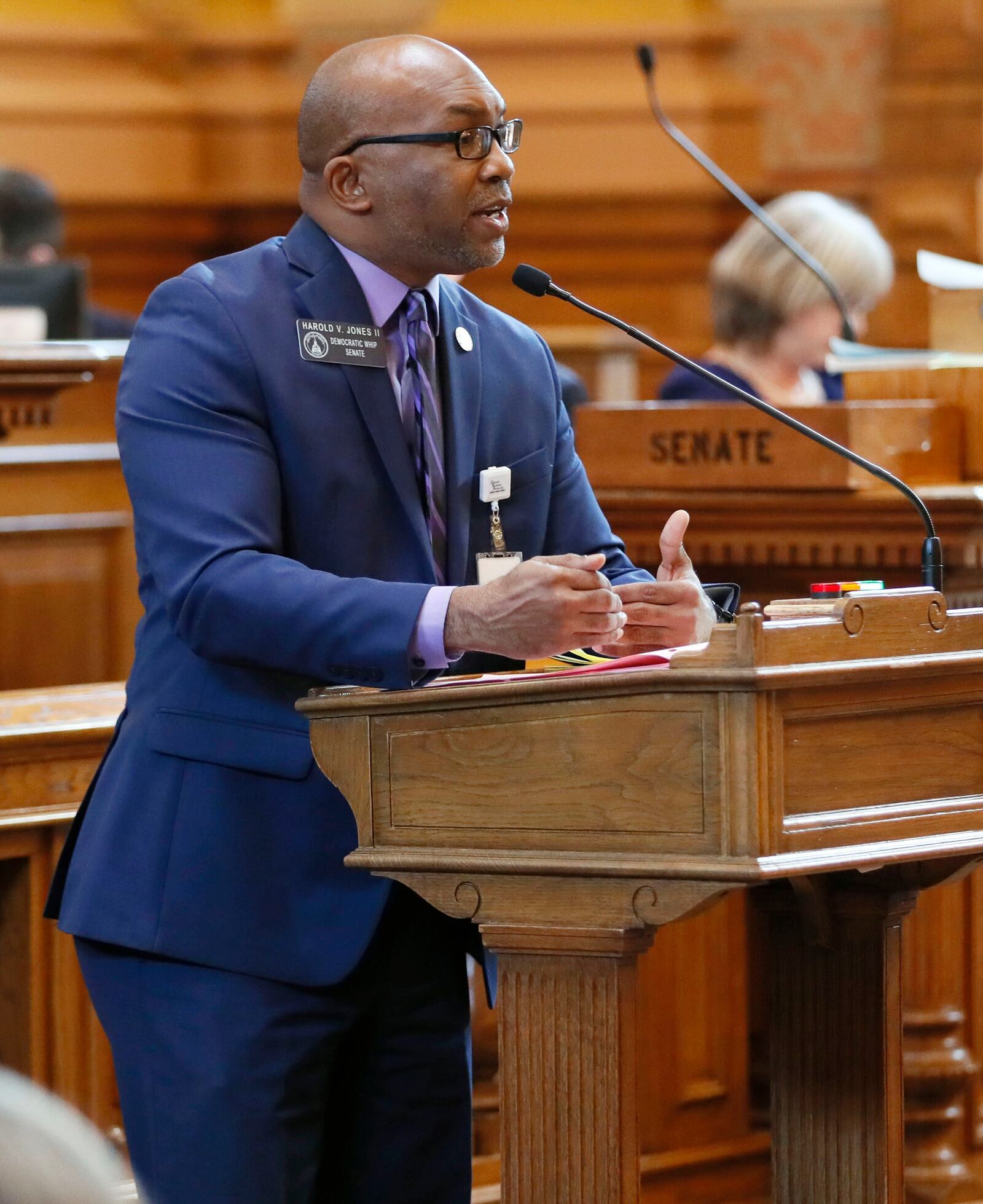 Sen. Harold Jones, D-Augusta. Bob Andres / bandres@ajc.com