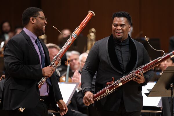 It was a night of strong connections. For the encore, Andrew Brady was joined by Anthony Parnther, who was Brady’s bassoon teacher when he was a kid in Tennessee.