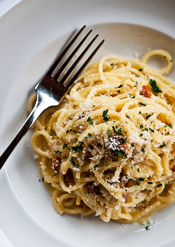 Osteria Mattone’s tonnarelli cacio e pepe features pecorino and cracked black pepper. CONTRIBUTED BY GREEN OLIVE MEDIA