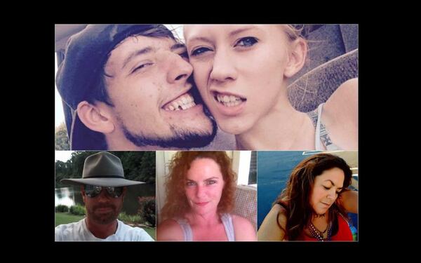 Edward Cameron Brown, 21; Danielle Waring, 19; David Allen Waring, 45; Kelley Tomkinson, 47; and Kimberly Lewis, 45, have been identified as the victims of Sunday’s fatal house fire in Duluth. (Facebook photos)