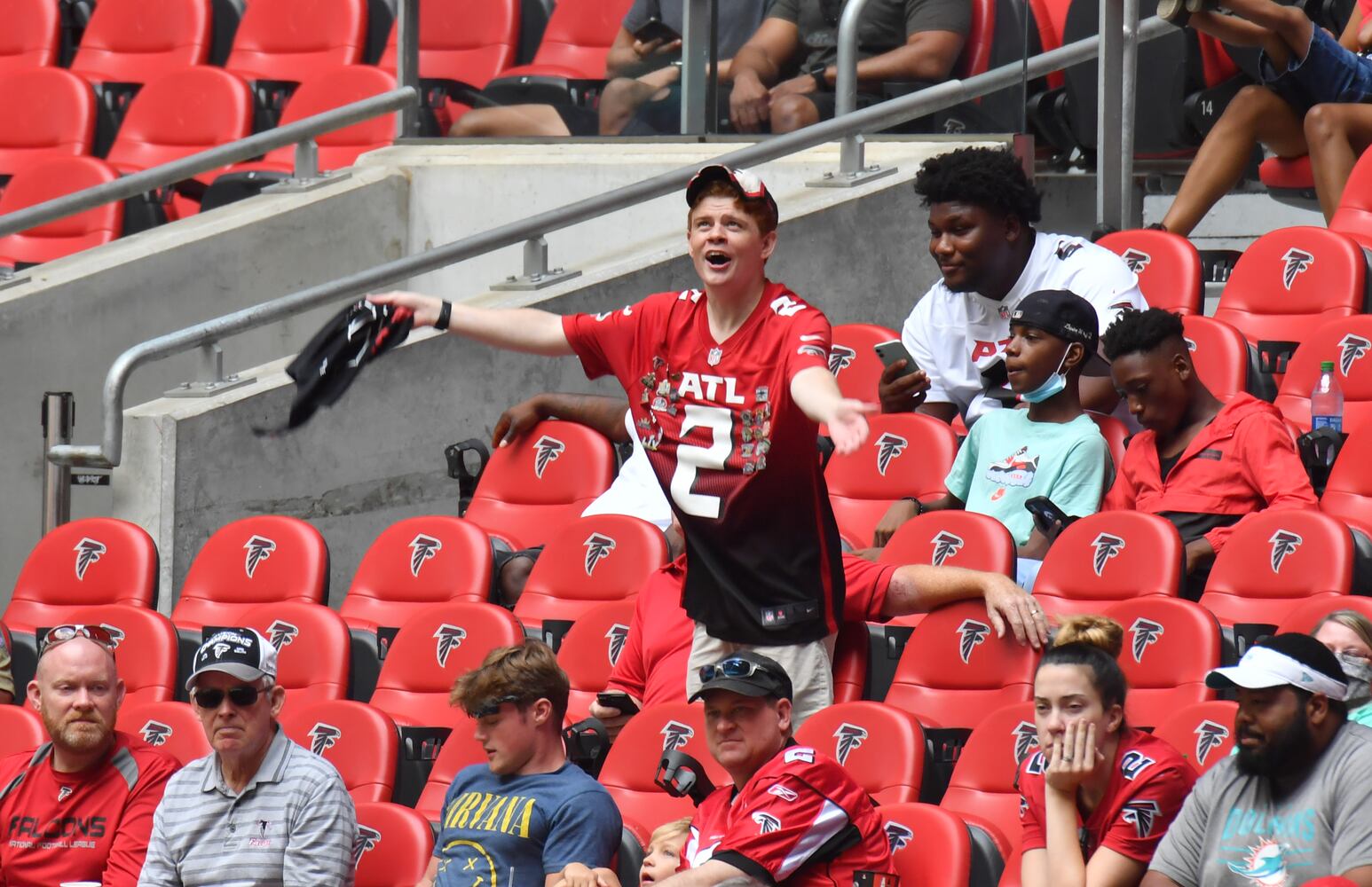 Falcons open practice photo