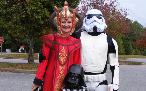 It's not just the kids who dress up at the Buford Touch-a-Truck & Treat.