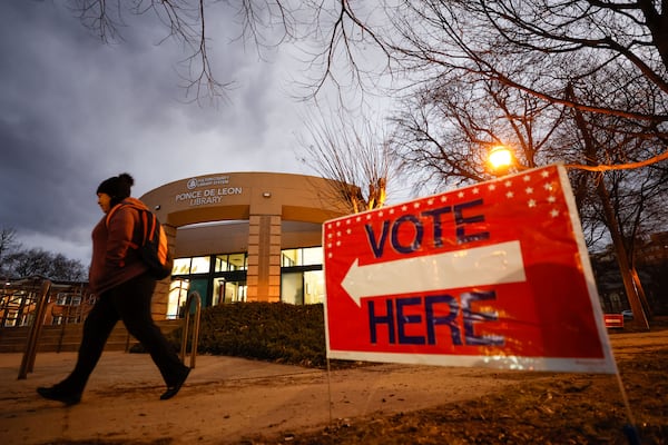 A measure adopted by the Senate Ethics Committee along party lines Thursday that would end Georgia’s popular “motor voter” policy.  