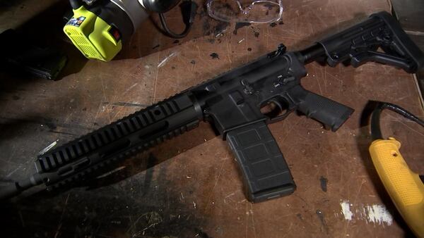  A finished AR-15.