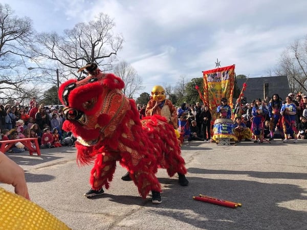 Decatur’s Lunar New Year celebration features a lion dance, craft booths and food vendors.